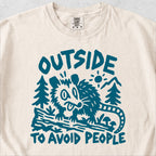 Outside to Avoid People Tshirt