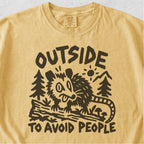 Outside to Avoid People Tshirt