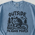 Outside to Avoid People Tshirt