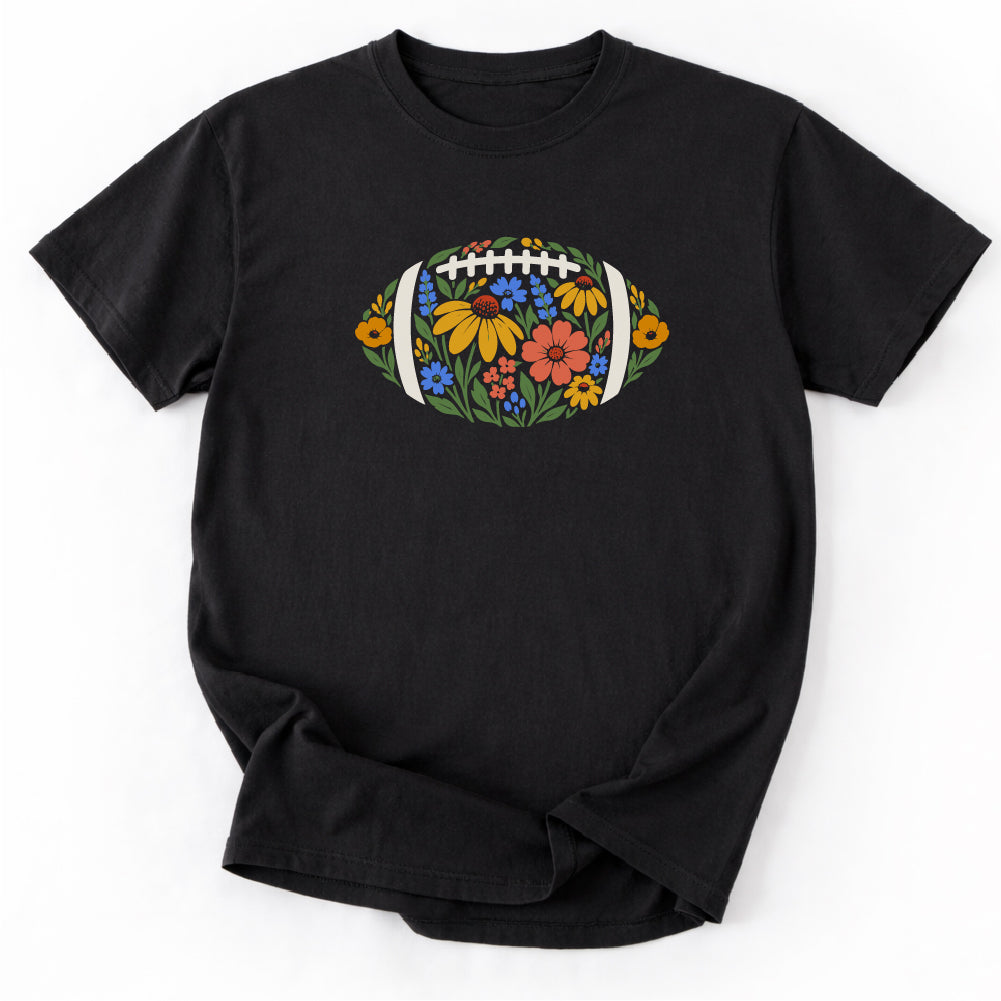 Football Wildflowers Tshirt