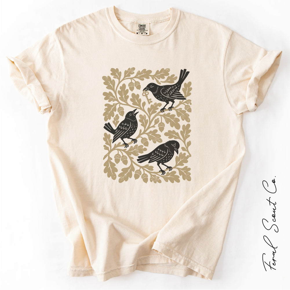 Crows In Oak Tree Shirt