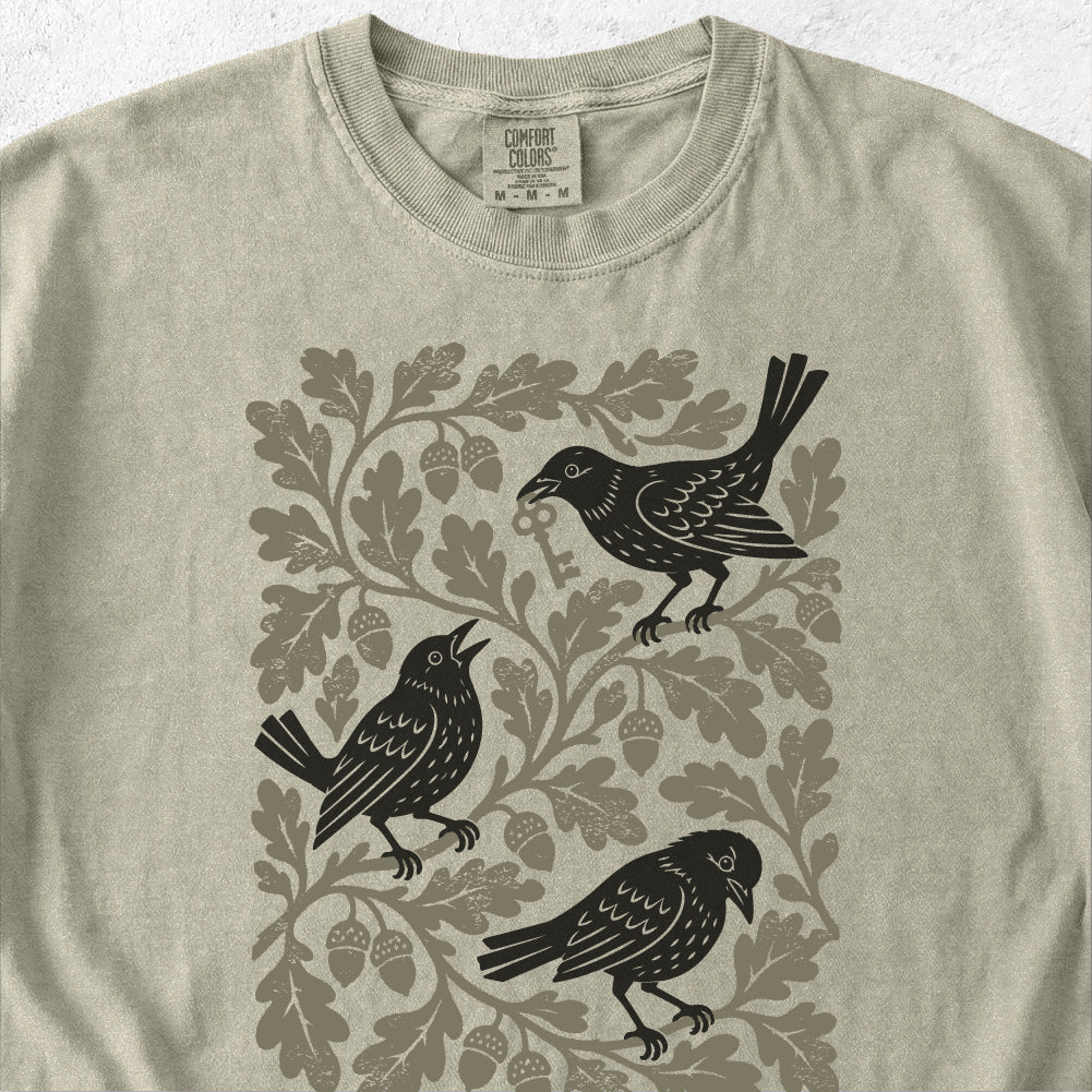 Crows In Oak Tree Shirt