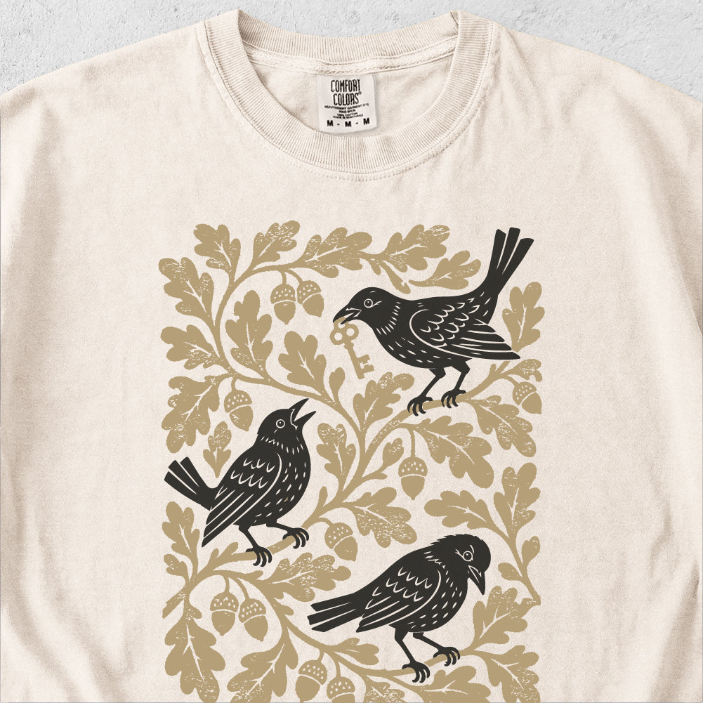 Crows In Oak Tree Shirt