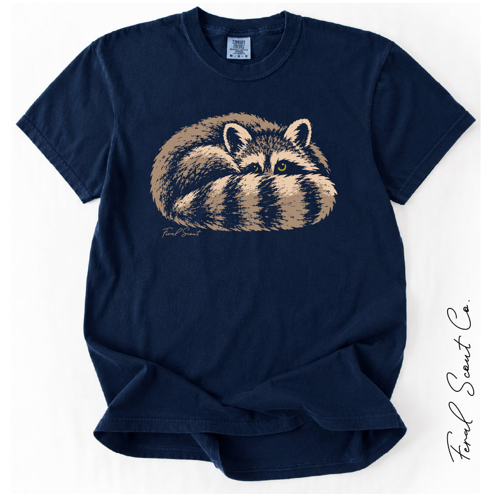 Cozy Raccoon Tshirt