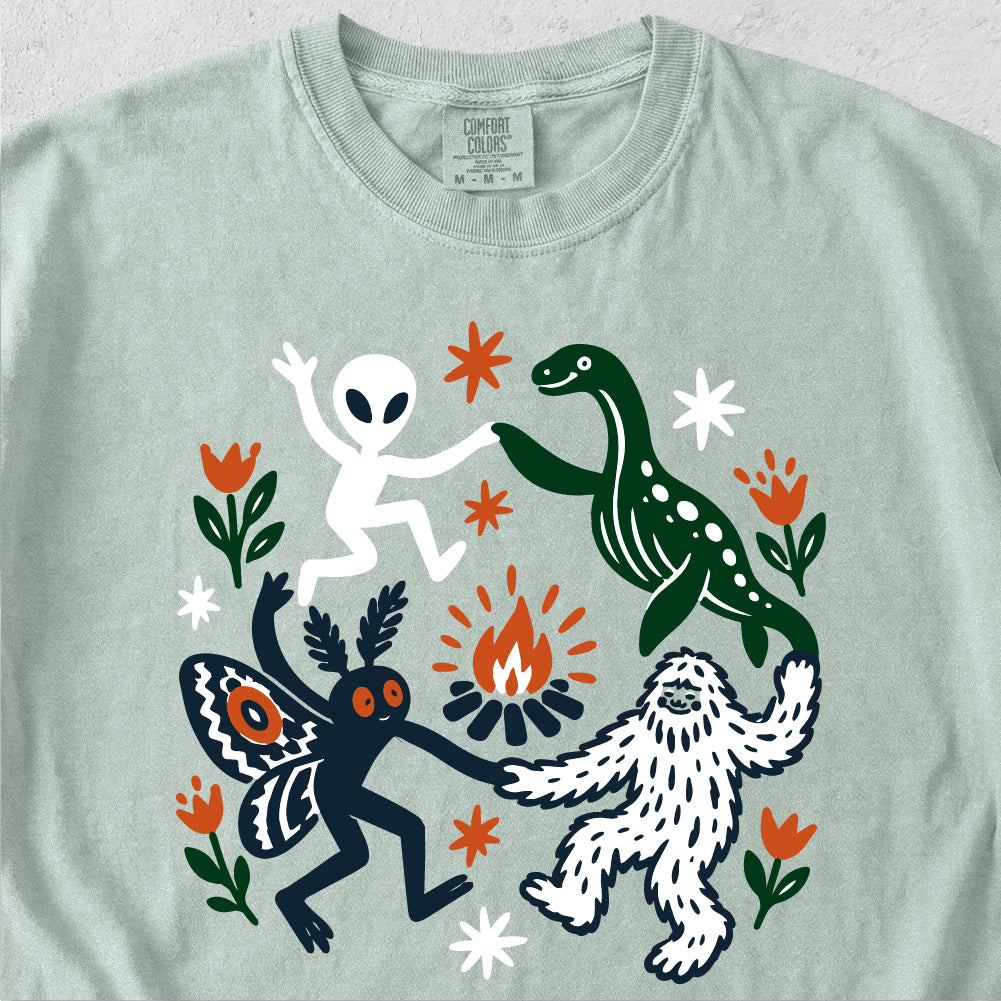 Cryptid Campfire Dance Tshirt