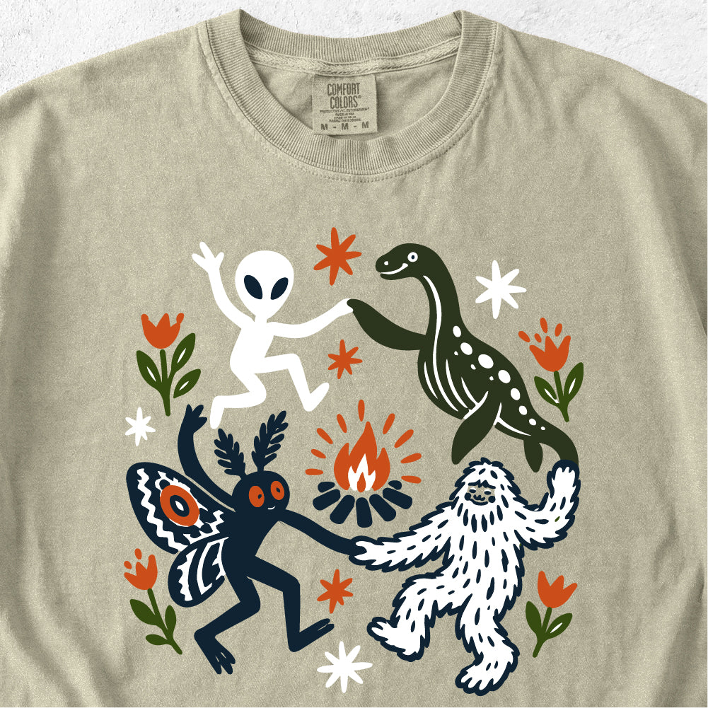 Cryptid Campfire Dance Tshirt