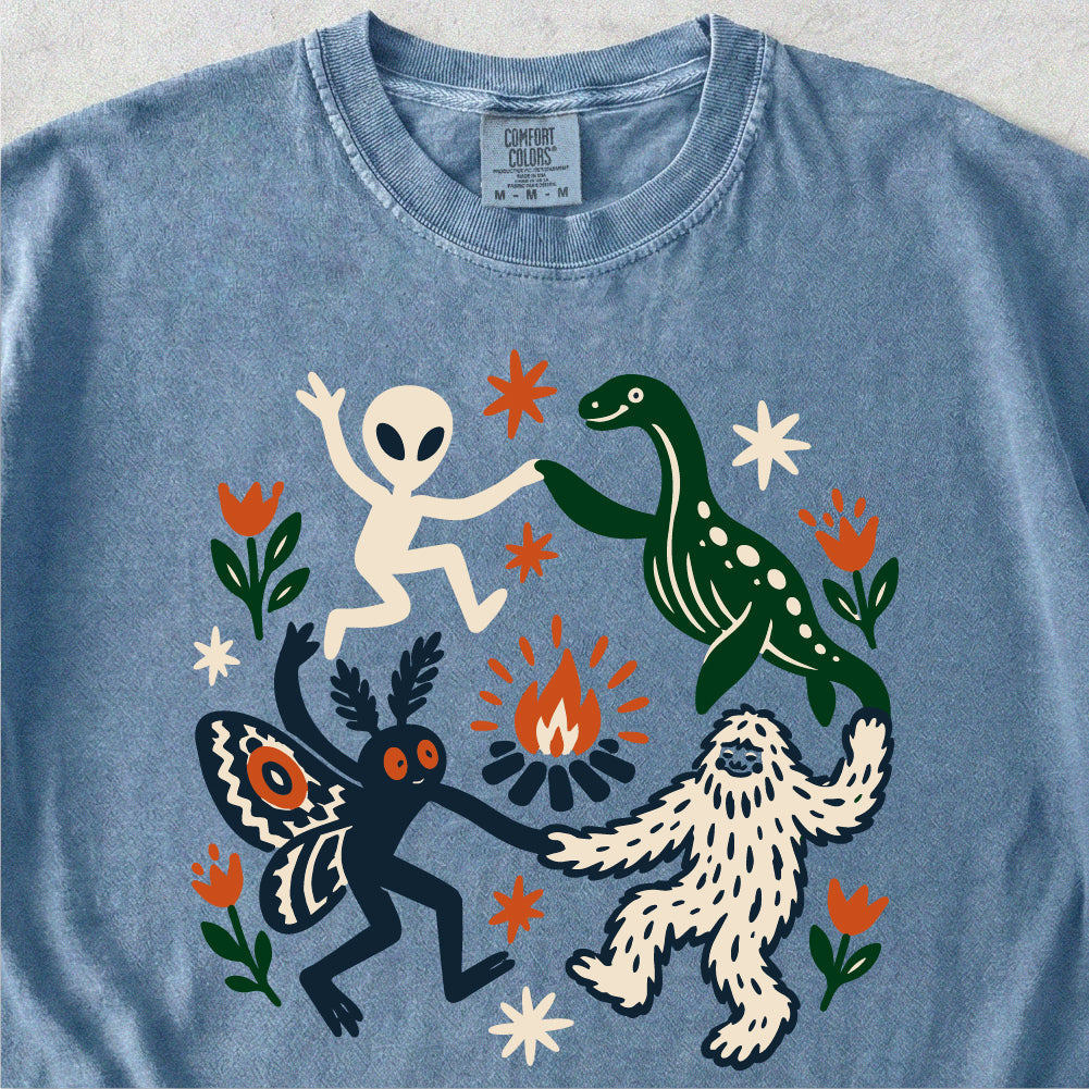 Cryptid Campfire Dance Tshirt