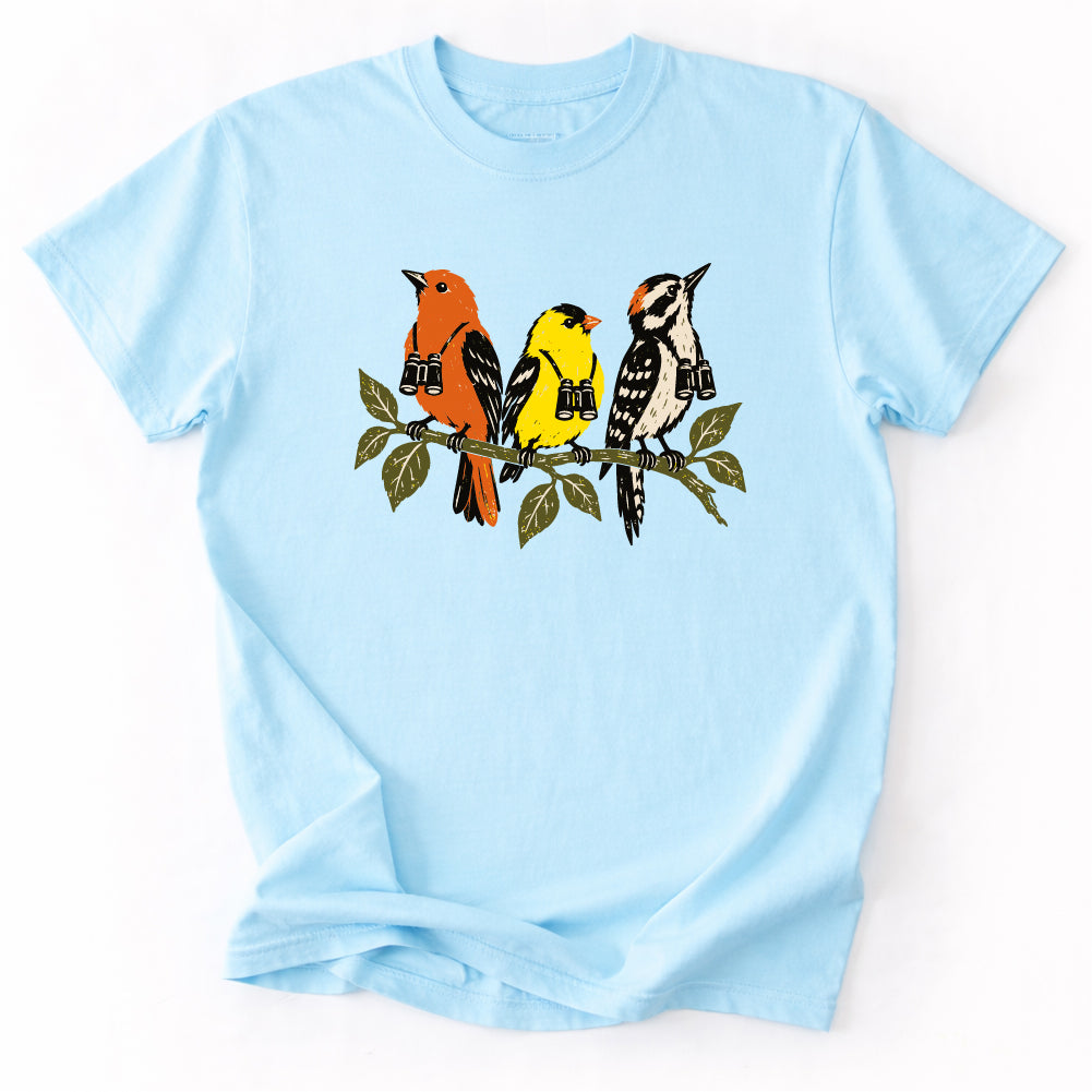 Birds With Binoculars Tshirt
