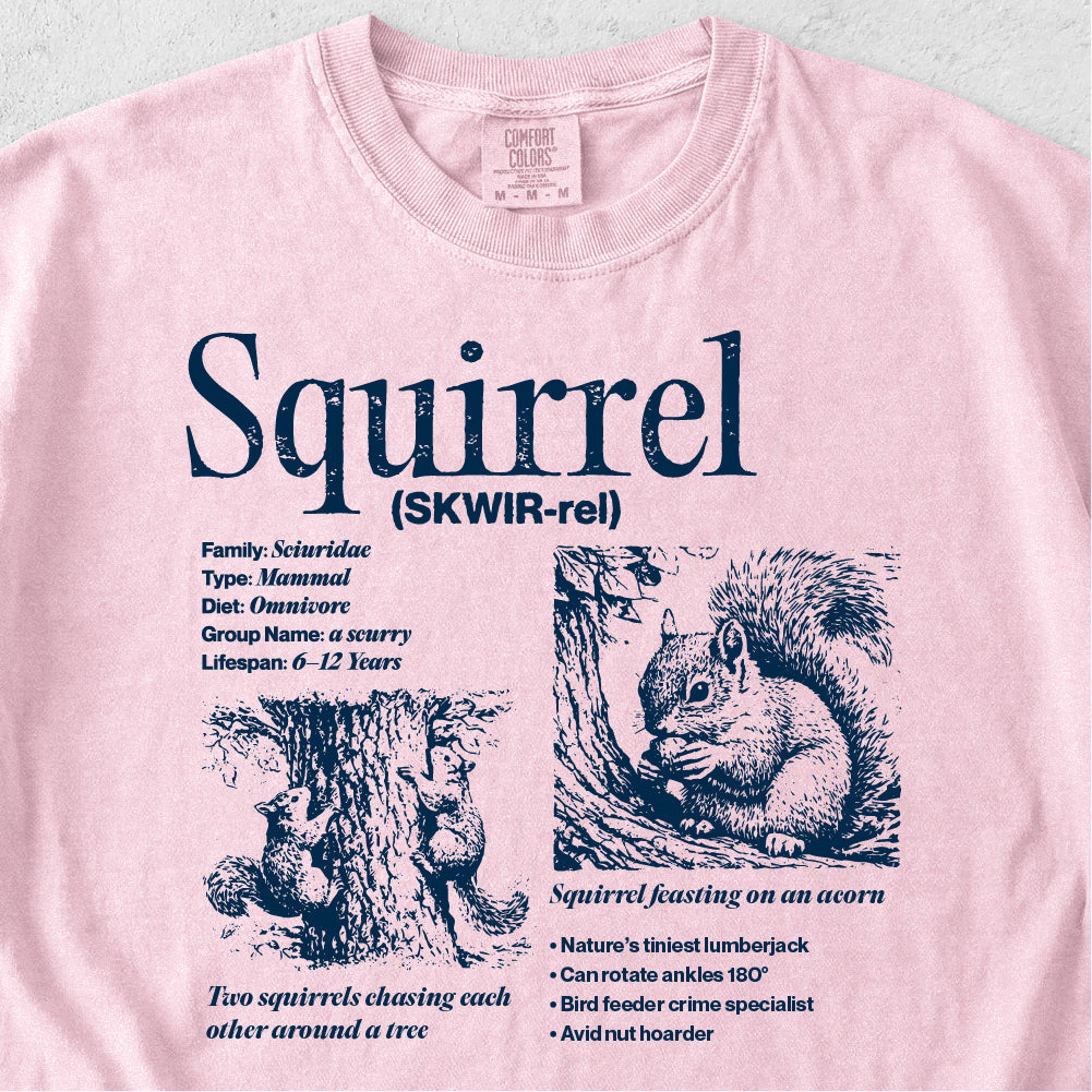 Squirrel Field Guide Tshirt