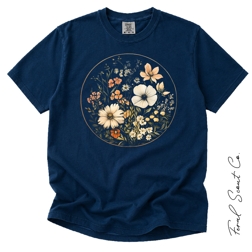 Vintage Wildflower Ring Tshirt