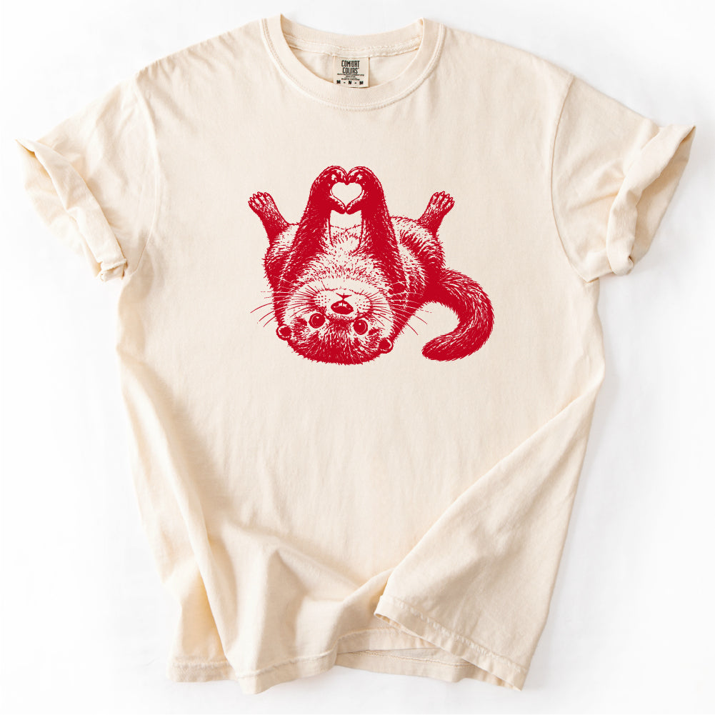 Otter Heart Hands  Tshirt