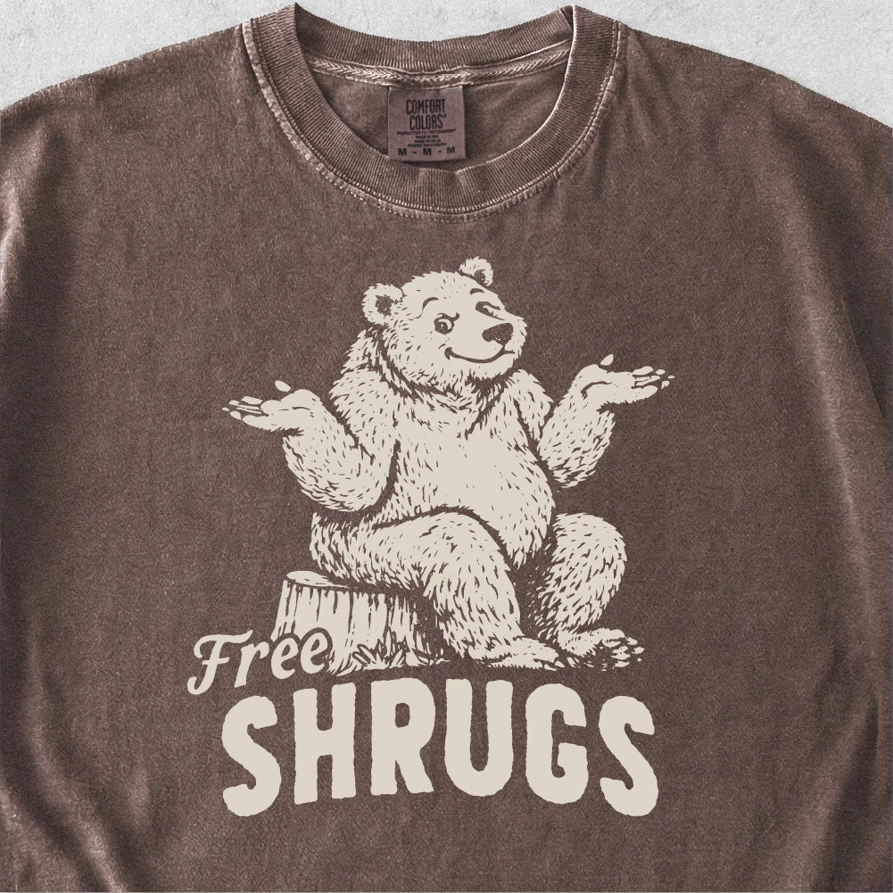Free Shrugs Bear Tshirt