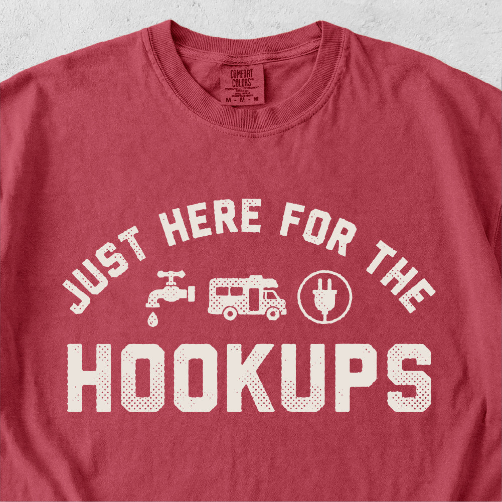 Hookups RV Camping Tshirt