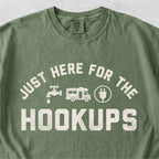 Hookups RV Camping Tshirt