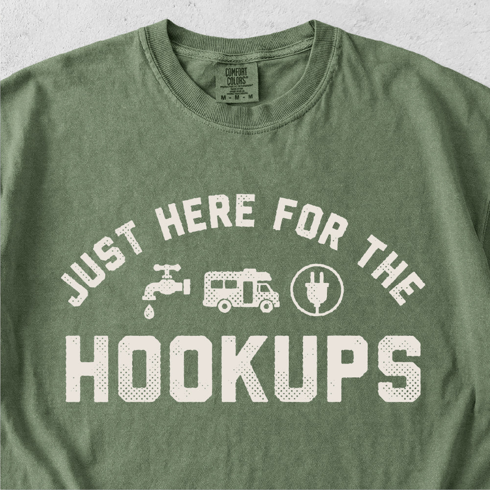 Hookups RV Camping Tshirt