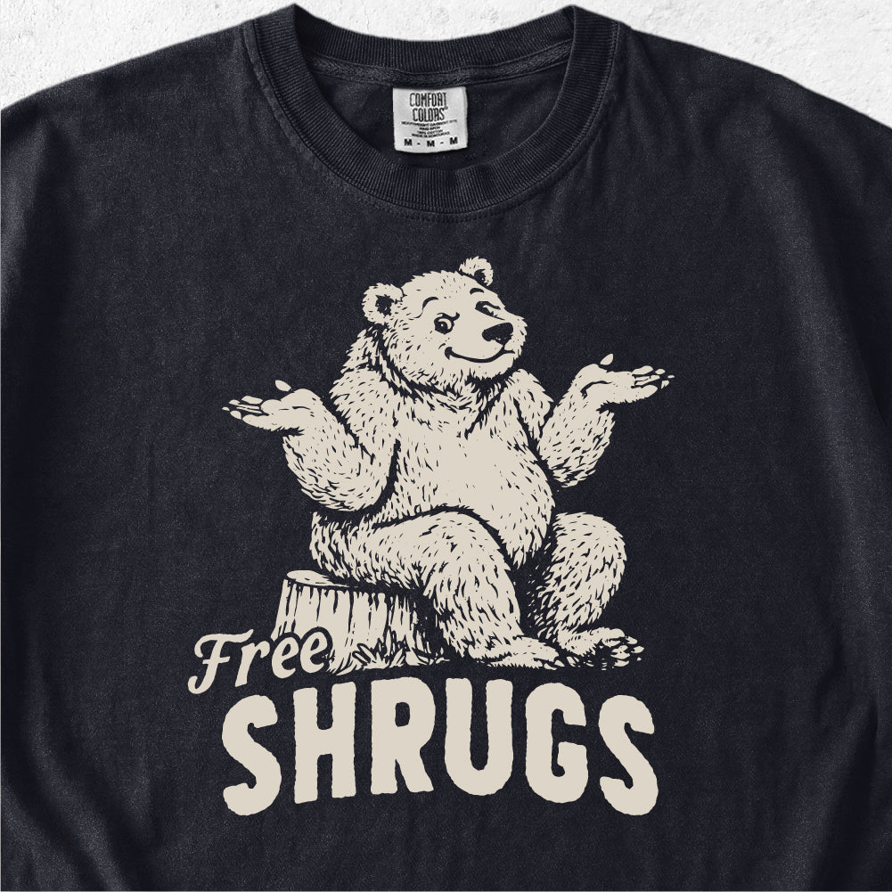 Free Shrugs Bear Tshirt