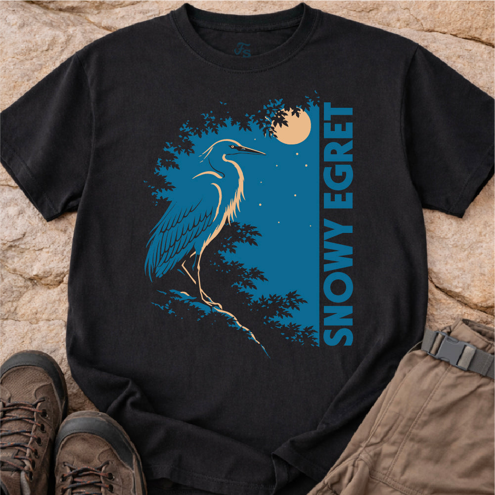 Snowy Egret Tshirt