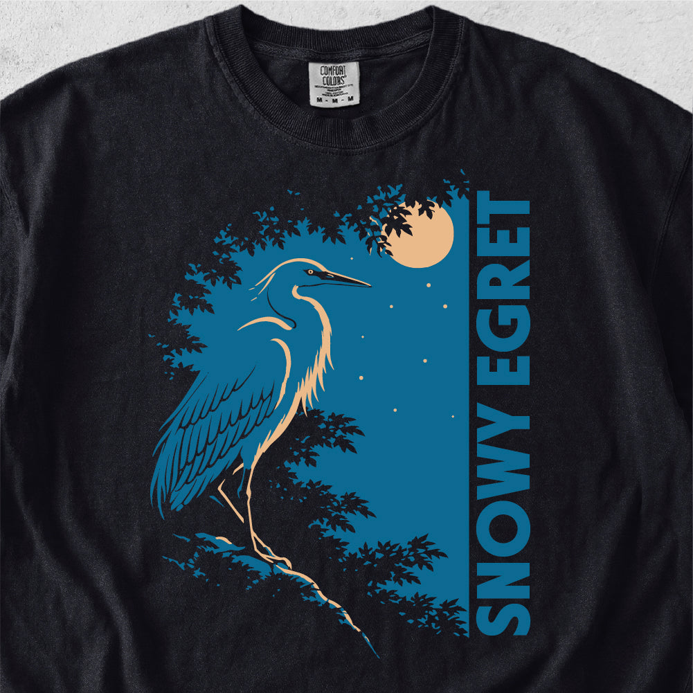 Snowy Egret Tshirt