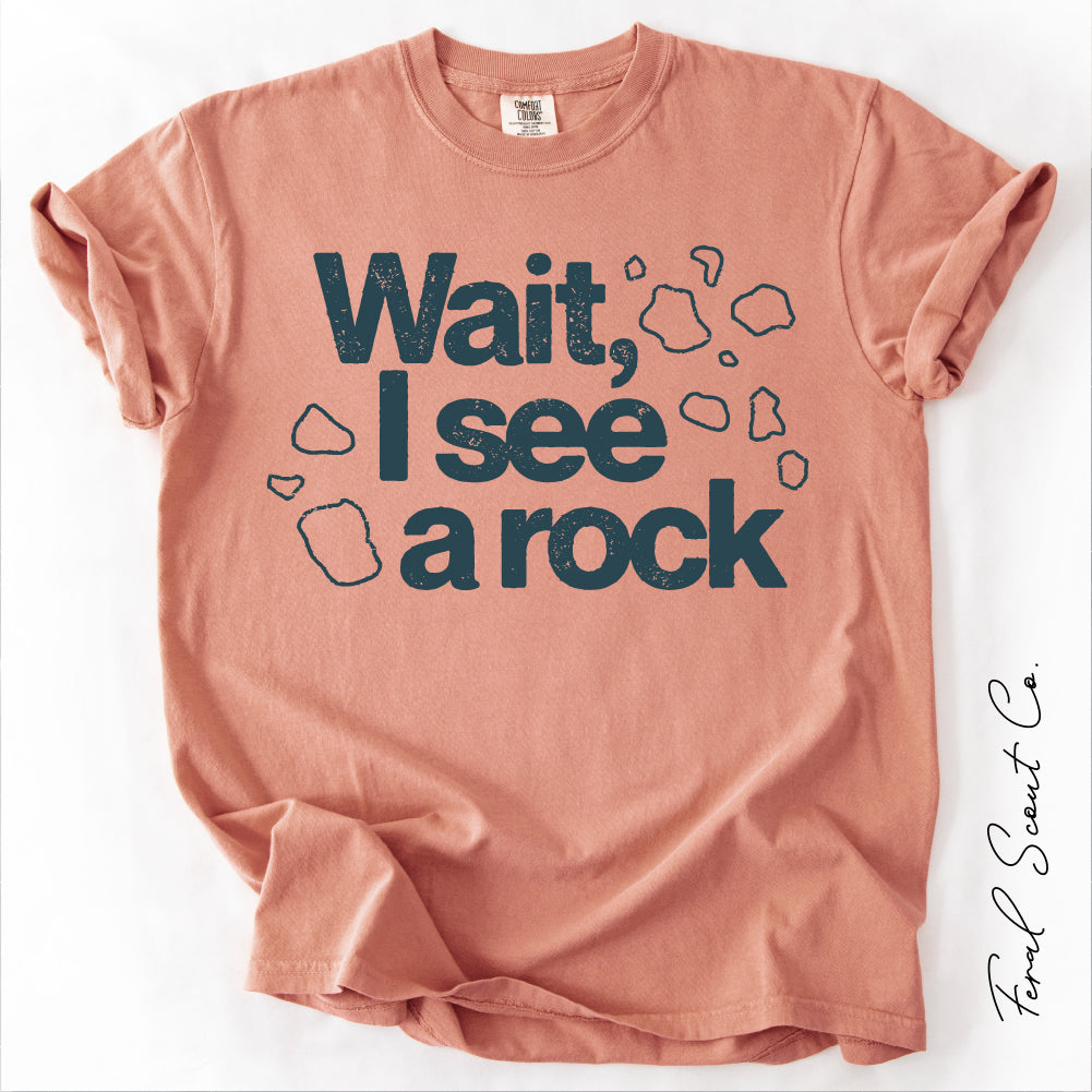 Wait I See a Rock Tshirt