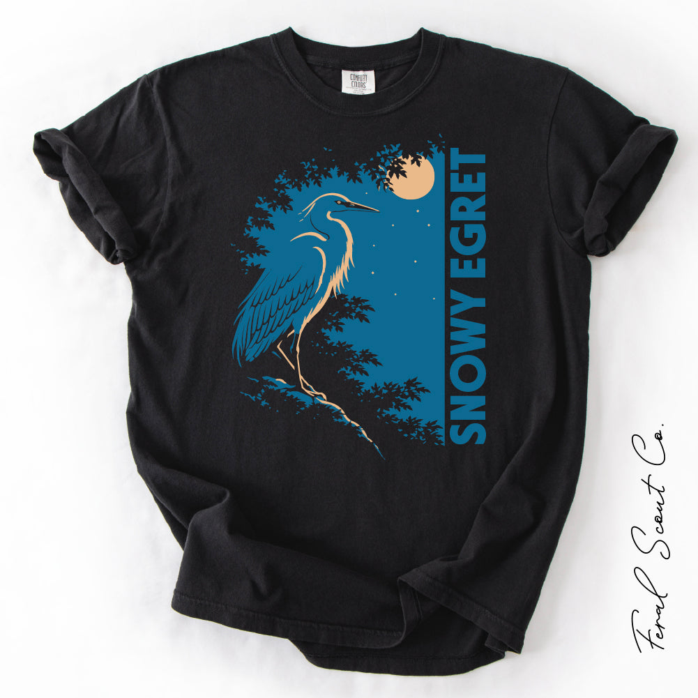 Snowy Egret Tshirt