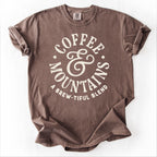 Coffee and Mountains Tshirt