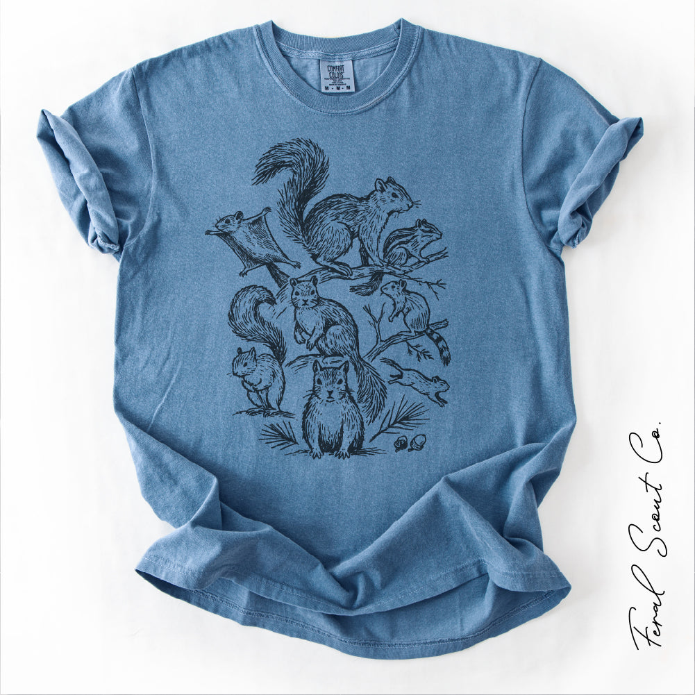 Squirrel Family Tshirt