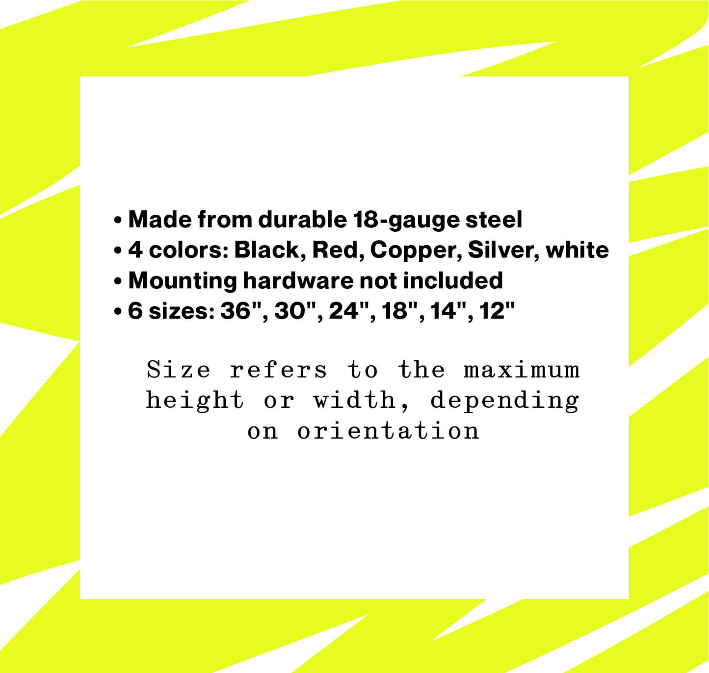 Bird Circular Steel Cut Sign