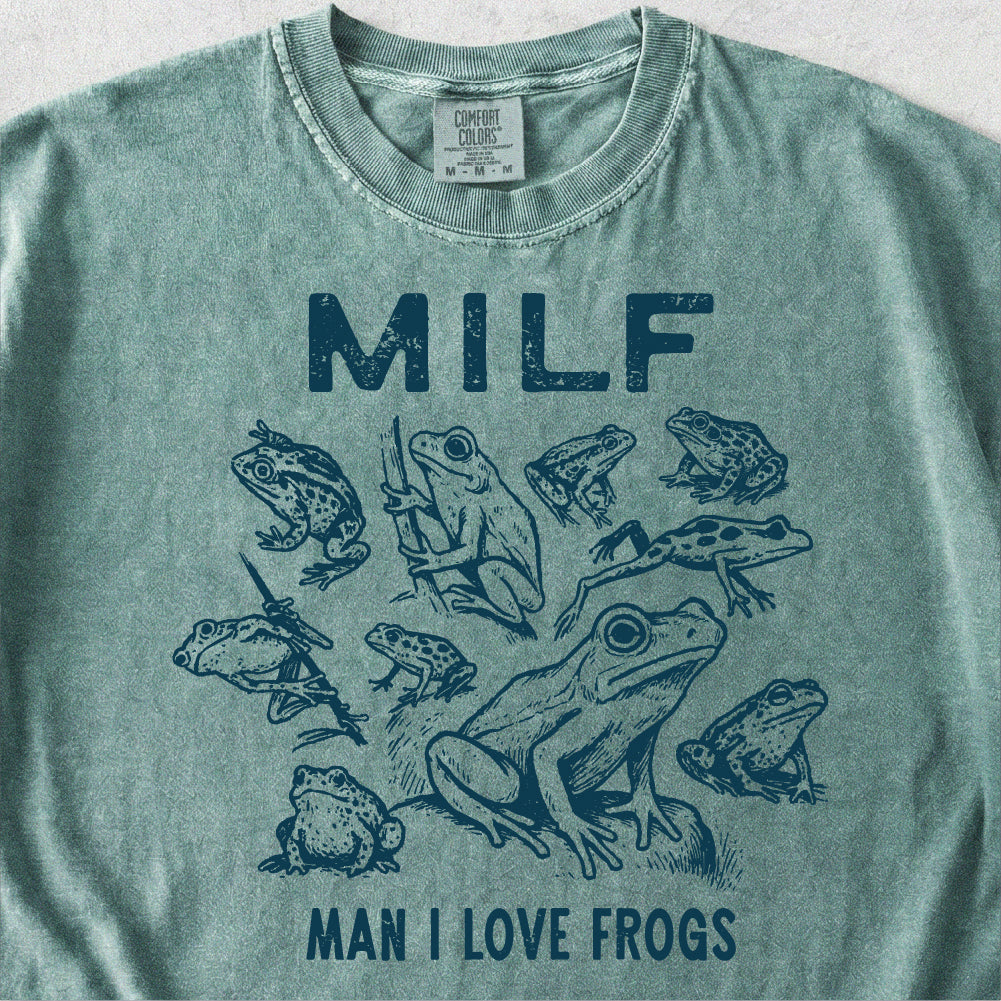 MILF Man I Love Frogs Tshirt