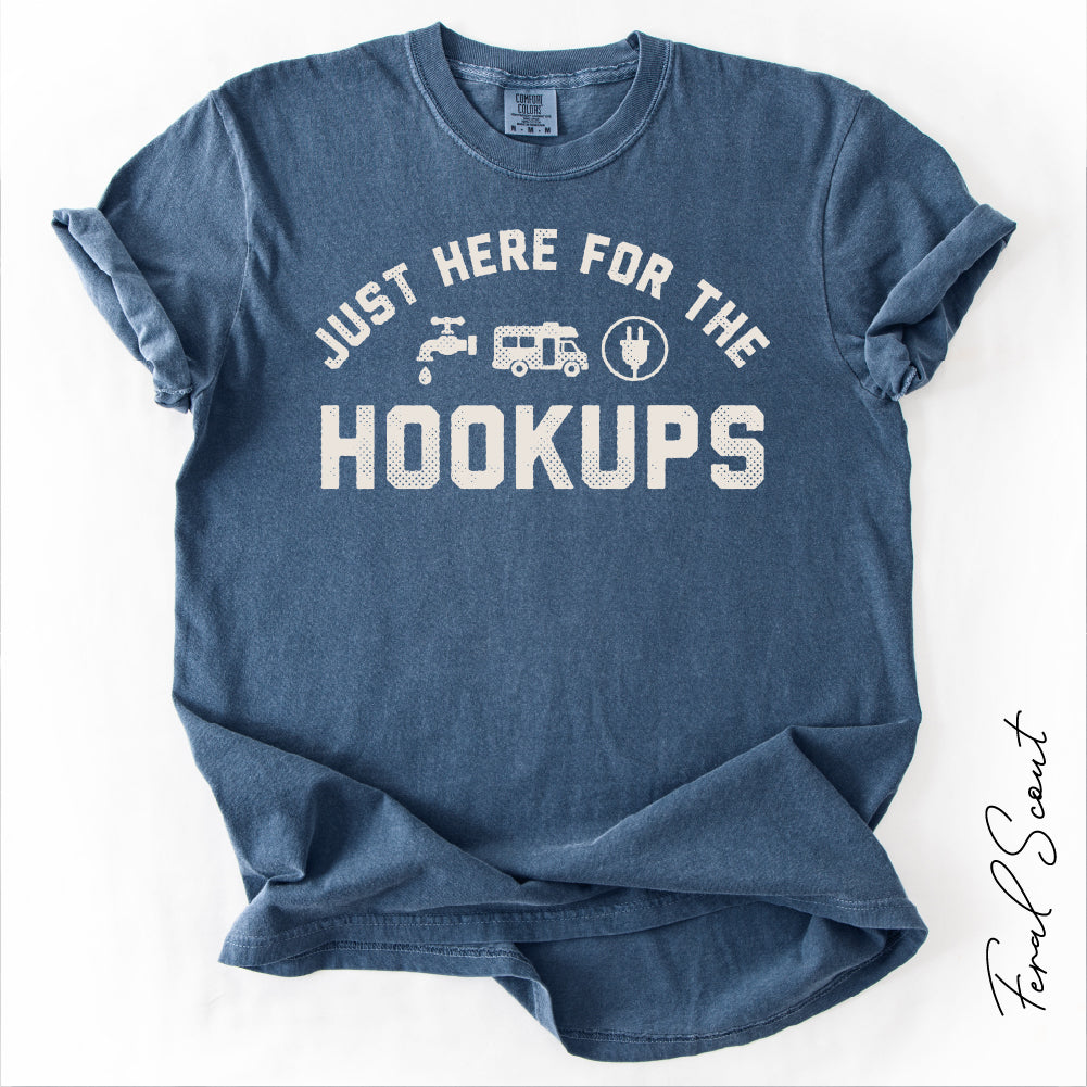 Hookups RV Camping Tshirt