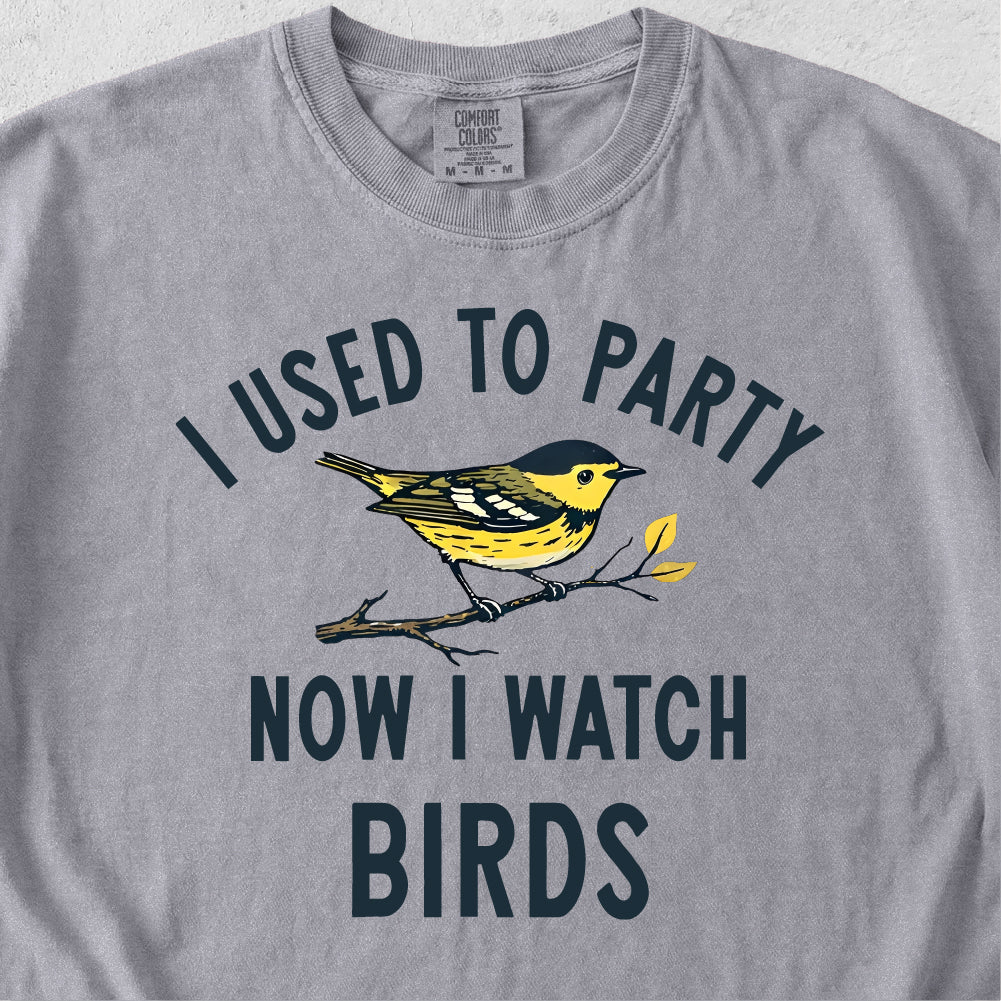 Now I Watch Birds Tshirt