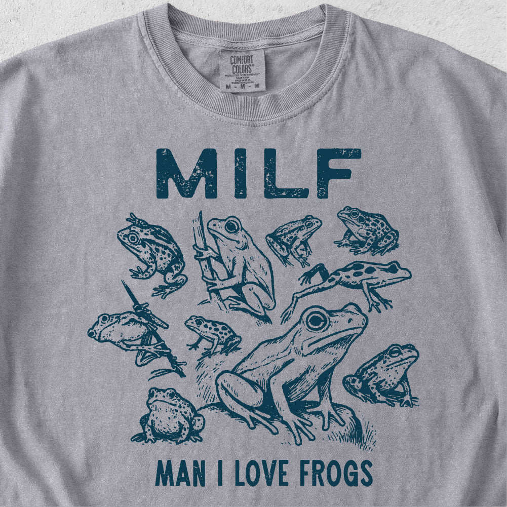 MILF Man I Love Frogs Tshirt