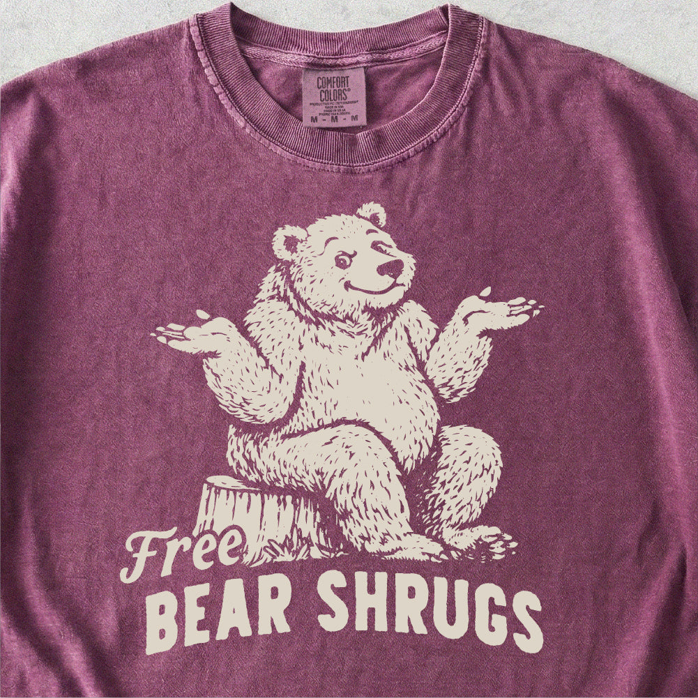 Free Bear Shrugs Tshirt