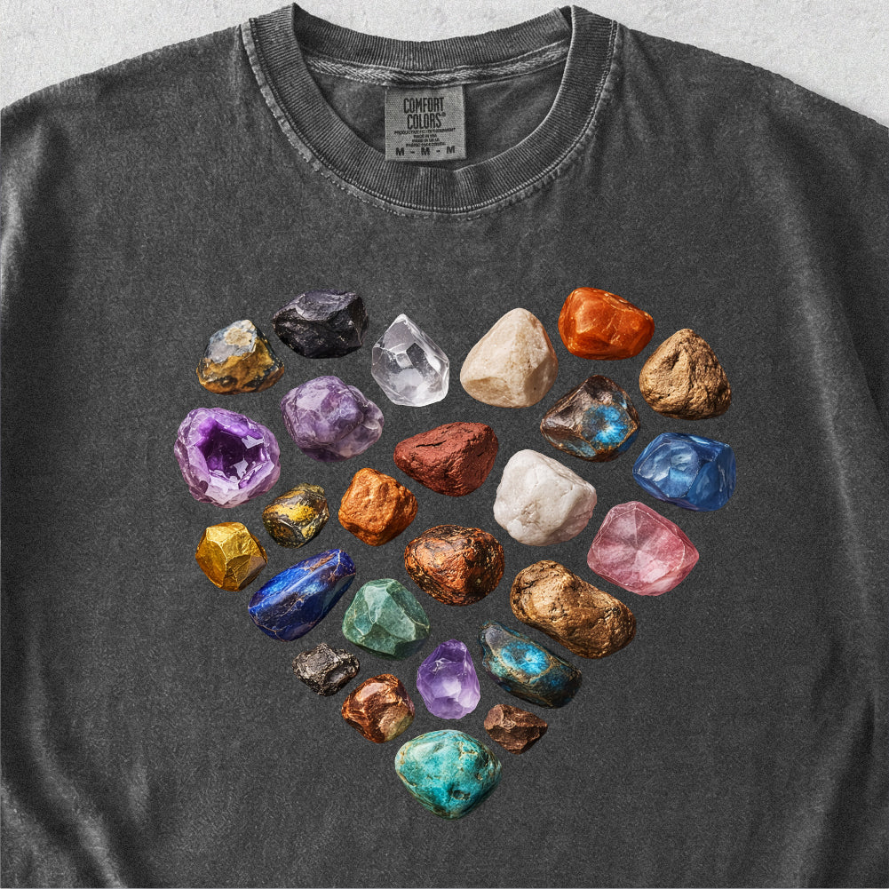 Rock Collector Heart Shirt