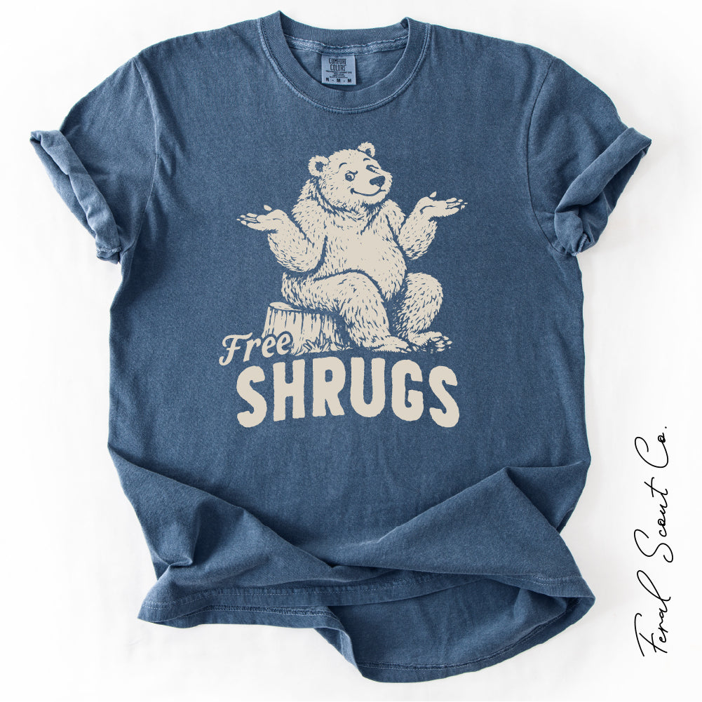 Free Shrugs Bear Tshirt