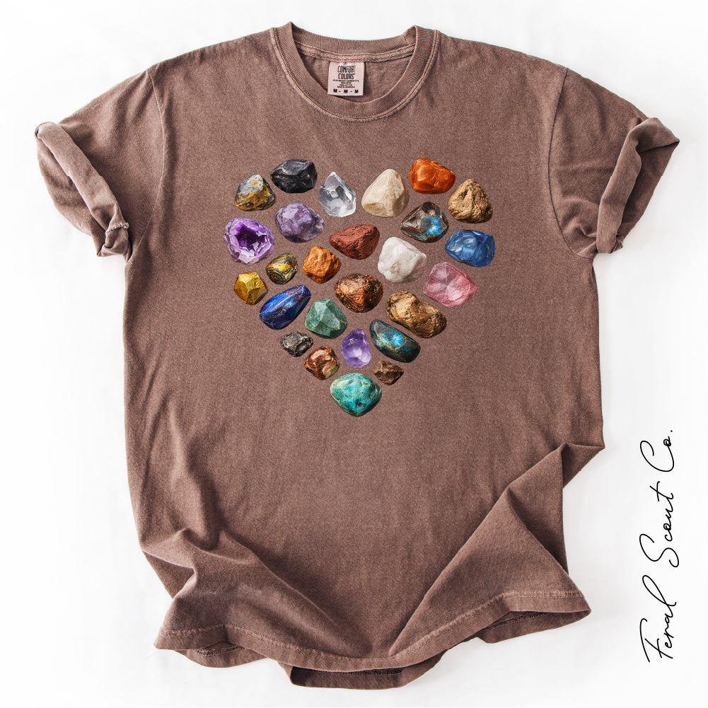 Rock Collector Heart Shirt