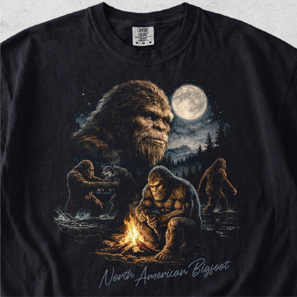 Bigfoot Collage Tshirt