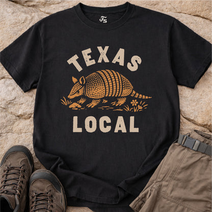 Texas Local Armadillo Tshirt