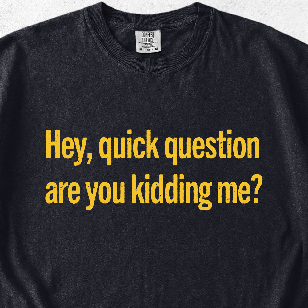 Are You Kidding Me Tshirt