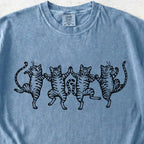 Dancing Tabby Cats Tshirt