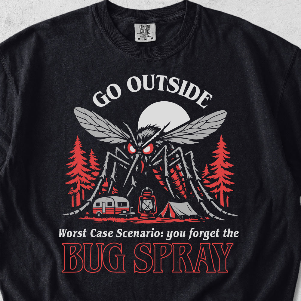 Go Outside Bug Spray Tshirt