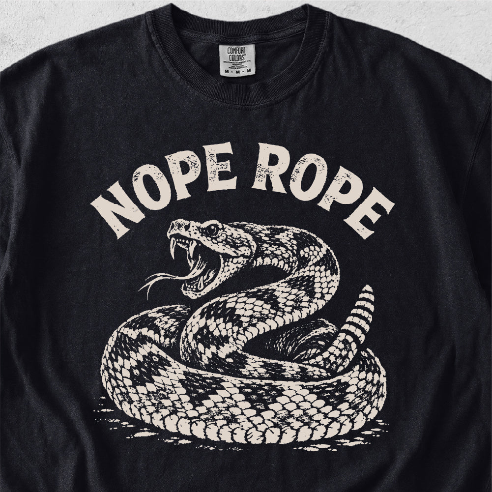 Nope Rope Rattlesnake Tshirt