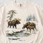 Moose Family Wilderness Tshirt