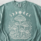 Mushroom Moon Phases Tshirt