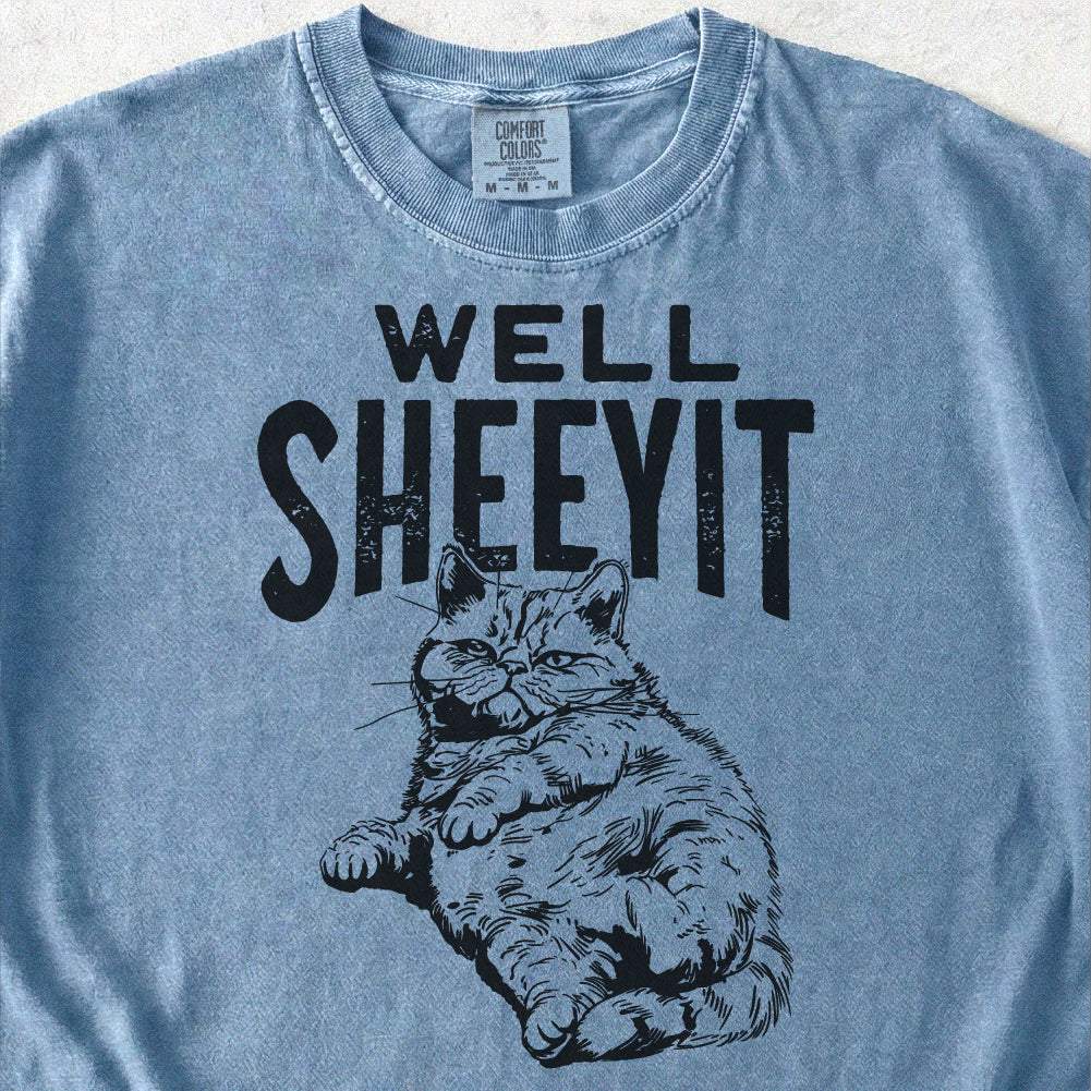 Well Sheeyit Cat Tshirt