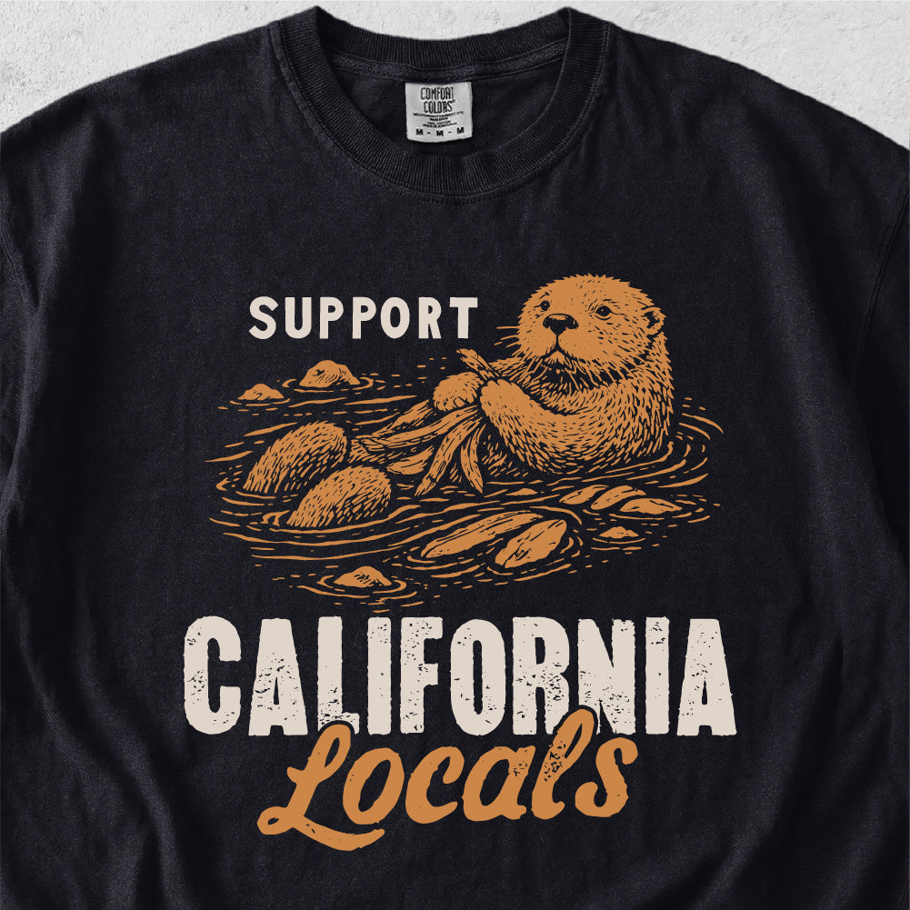 Support California Locals Otter Tshirt