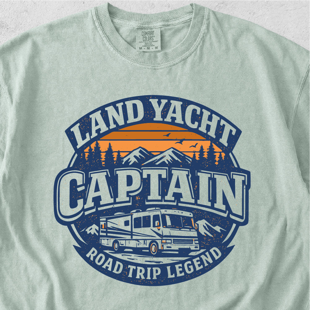 Land Yacht Captain Tshirt
