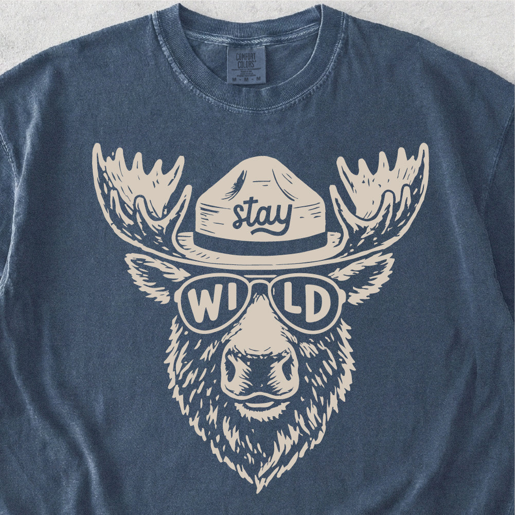 Stay Wild Moose Tshirt