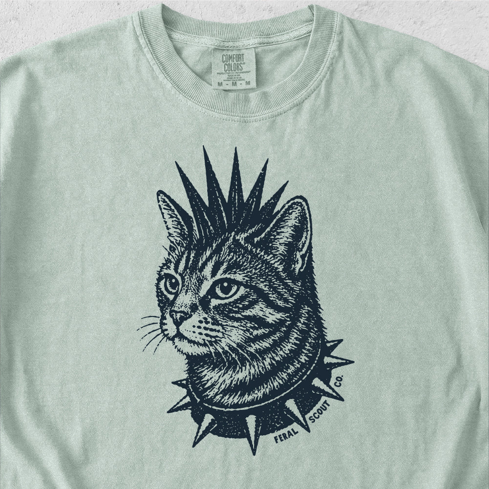 Punk Rock Cat Tshirt