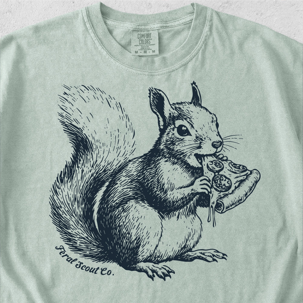 Pizza Squirrel Tshirt