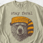 Stay Feral Bear Tshirt